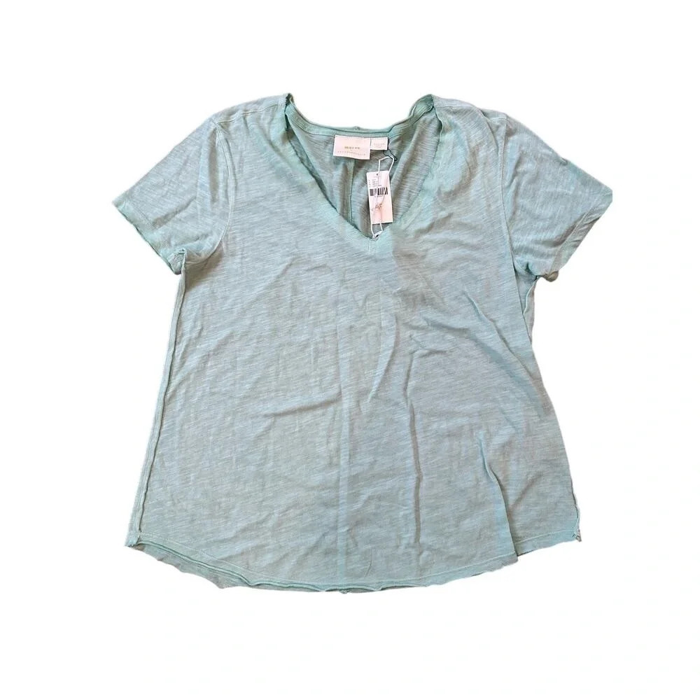 Maeve Anthropologie scoop neck tee, NWT